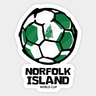 Norfolk Island Football Country Flag Sticker